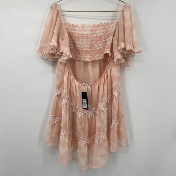 Sachin & Babi Melanie Pink Shibori Dress NWT - Picture 4 of 13